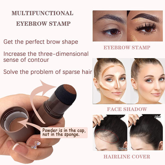2 In 1 Perfect Hairline & Eyebrow Shaping Stamp
