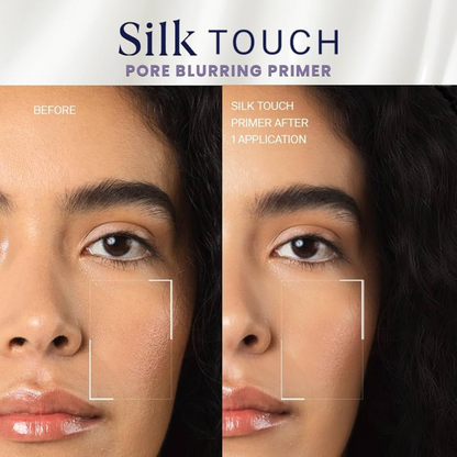 Flicka Silk Touch 3 in 1 Moisturizer and Primer for Face | Long-Lasting, Flawless and Dewy Makeup Base | Pore Minimizer | All Skin Types