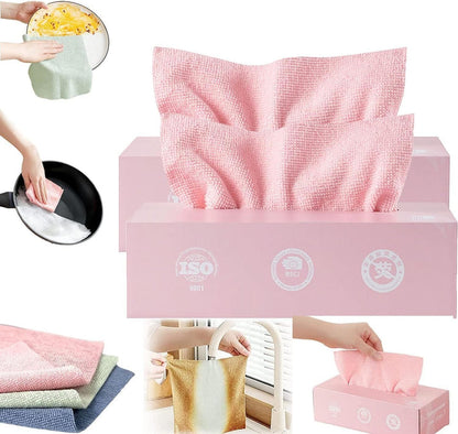 20 pcs Microfiber Cleaning Cloth with Box