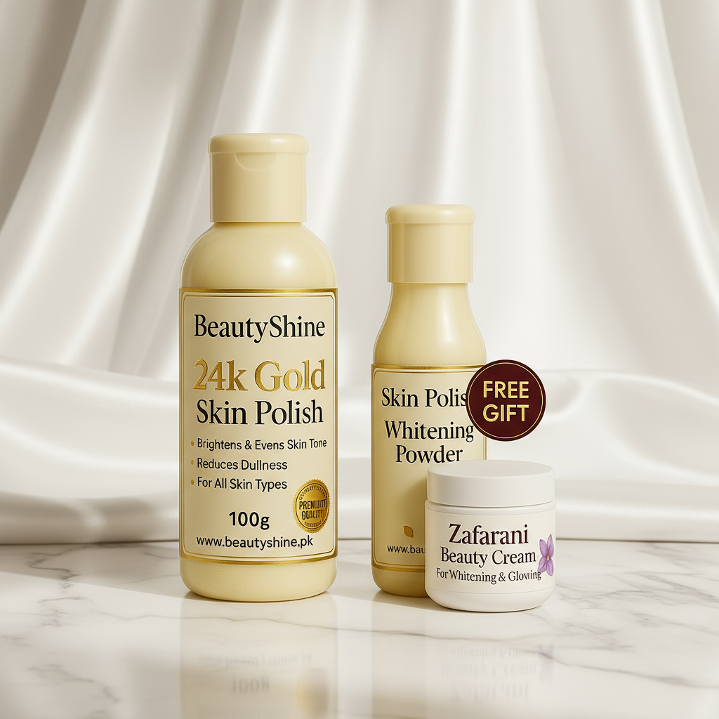24k Gold Skin Polish + Zafrani Beauty Cream Free 🎁 With 100% Results